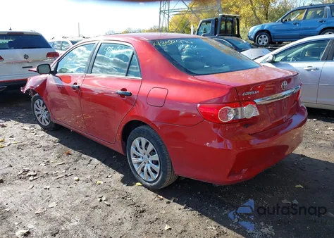 2012 Toyota Corolla Le z USA, uszkodzony, nr VIN 5YFBU4EE8CP005689